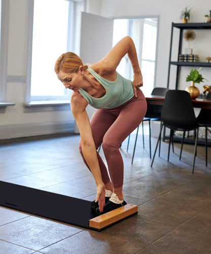 Brrrn Board for Physical Therapy (6FT Adjustable Slide Board + Free Workouts)